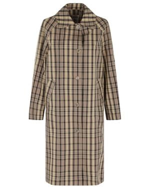 Semicouture Long-Sleeved Trench Coat - Multicolour