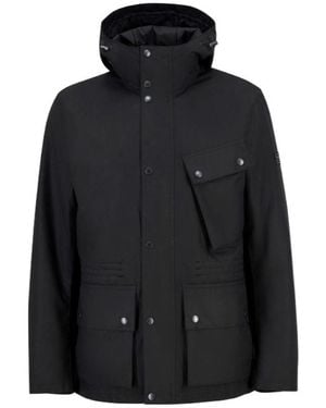 Barbour Endley Waxed Jacket - Black