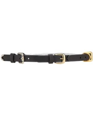 Etro Triple Buckle Belt - White