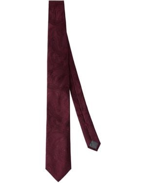 Brunello Cucinelli Silk Tie - Purple