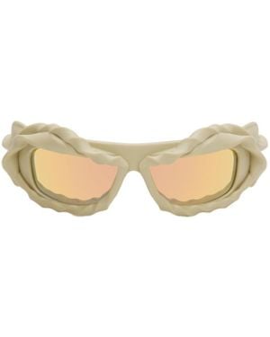 OTTOLINGER Rectangle-Frame Sunglasses - White