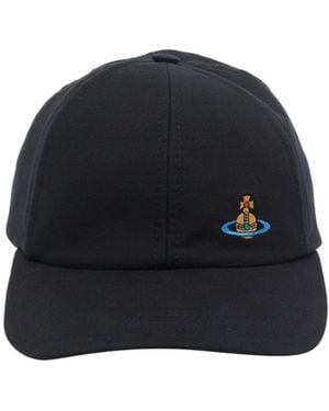 Vivienne Westwood Orb Embroidered Baseball Cap - Blue