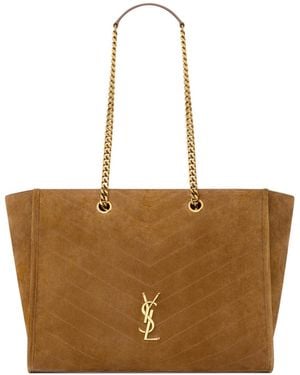 Saint Laurent Niki Shoulder Bag - Natural