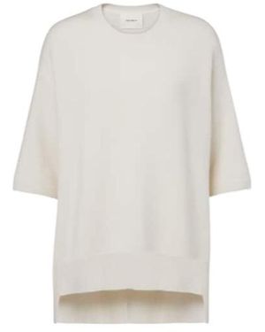 Lisa Yang Camille Cashmere Top - White