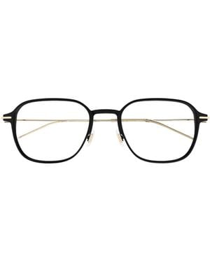 Montblanc Eyewear Square Frame Glasses - Metallic