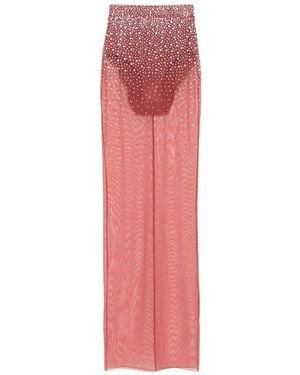 Alex Perry Mesh Half-Length Dress - Pink