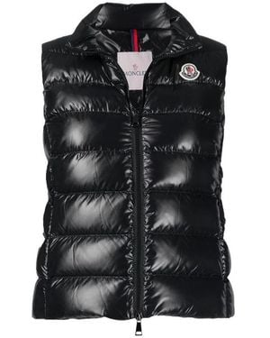 Moncler Logo Vest Down Jacket - Black
