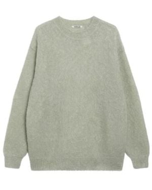 AURALEE Long-Sleeved Jumper - Green