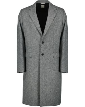 Dior Homme Straight Hem Coat - Grey