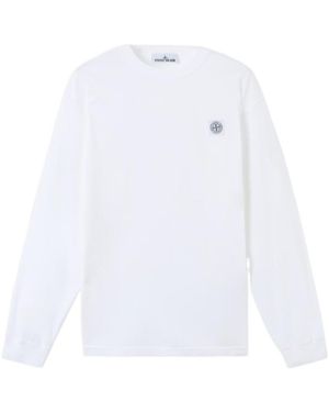 Stone Island Ls T-Shirt - White