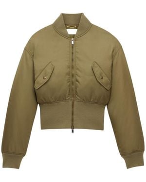 Saint Laurent Saint Laone Sizerent Bomber Jacket - Green