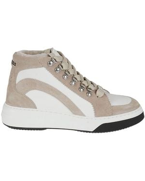 DSquared² Two-Tone Bumper Sneakers - Gray