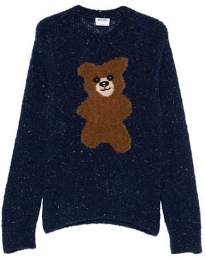 Moschino Long-Sleeved Sweater - Blue