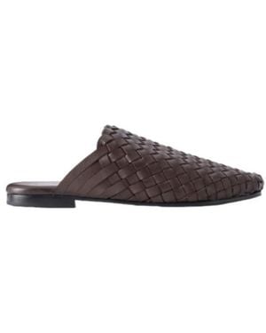 St. Agni Bunto Woven Mules - Brown