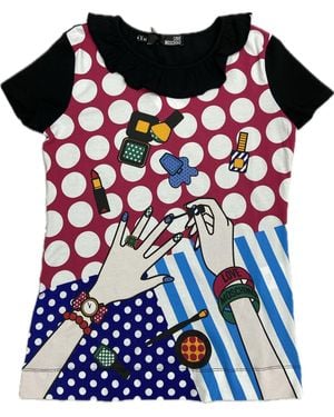Moschino Short-Sleeved T-Shirt - Blue