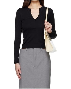 Flore Flore Iman Long-Sleeve T-Shirt - Black