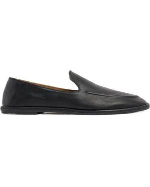 The Row Tapered Toe Loafers - Black