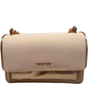 Michael Kors Logo-Lettering Cross Body Bag - Natural