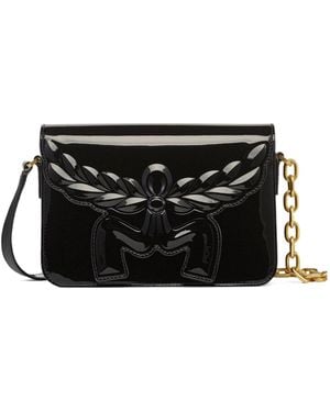 MCM Small Himmel Laurel Crossbody Bag - Black