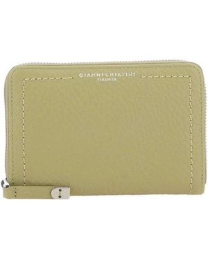 Gianni Chiarini Bubble Zip-Around Wallet - Green
