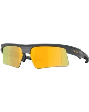 Oakley Geometric-Frame Sunglasses - Yellow