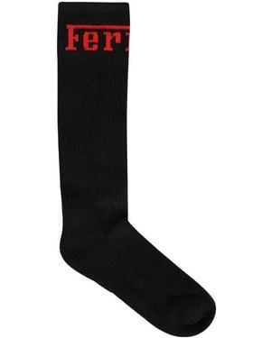 Ferrari Logo Socks - Black