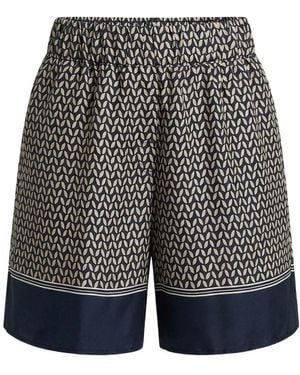 Peserico Twill Shorts - Grey