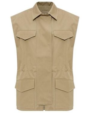 IRO Collared Casual Jacket - Natural