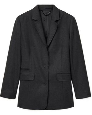 AllSaints Essie Single-Button Blazer - Black