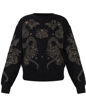 AllSaints Cecile Embellished Sweatshirt - Black