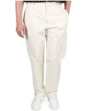 Jil Sander Belt Loop Casual Trousers - Natural