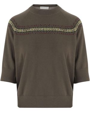 Dries Van Noten Crew-Neck Sweater - Gray