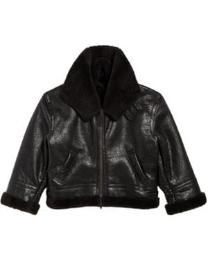 Balenciaga High Collar Jacket - Black