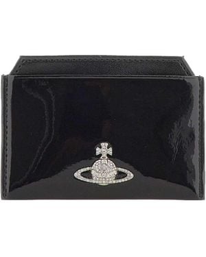Vivienne Westwood Flat Card Holder - Black