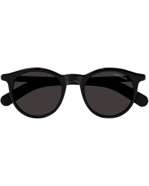 Montblanc Eyewear Round Frame Sunglasses - Metallic