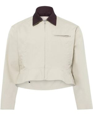 JW Anderson Peplum-Hem Jacket - White