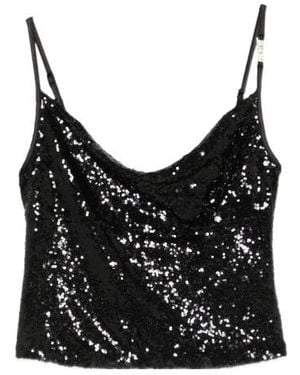 Versace Sequin Top - Black