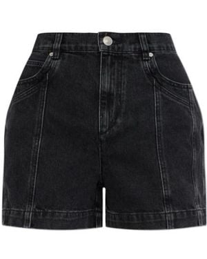 Isabel Marant Isabel Marant Étoile Joely Denim Shorts - Black
