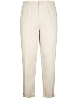 Dondup Logo Trousers - Natural