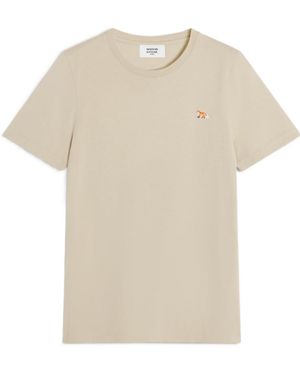 Maison Kitsuné Maison Kitsuné Baby Fox Regular T-Shirt - Natural