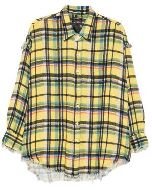R13 Plaid Shirt - Metallic