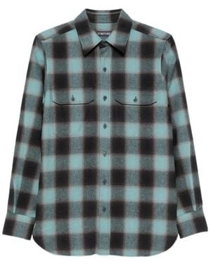 Tom Ford Button-Up Shirt - Green
