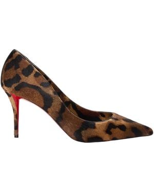 Christian Louboutin Sole Stiletto Court Shoes - Brown