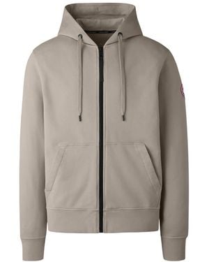 Canada Goose Huron Zipped Long-Sleeved Hoodie - Brown
