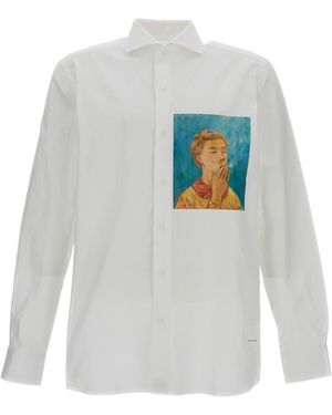 Junya Watanabe Tove Jansson Button-Up Shirt - White