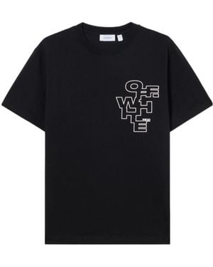 Off-White c/o Virgil Abloh Outline T-Shirt - Black
