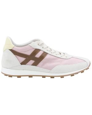 Hogan H-Appliqué Trainers - White