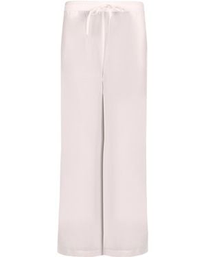 P.A.R.O.S.H. Drawstring Wide-Leg Casual Trousers - Pink