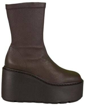 Vic Matié Elodie Platform Boots - Brown