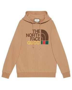 Gucci X The North Face Logo Sweatshirt - Natural